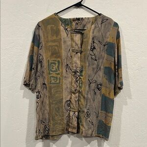 Liberty House Young Hawaii Made in Hawaii Art to Wear Blouse